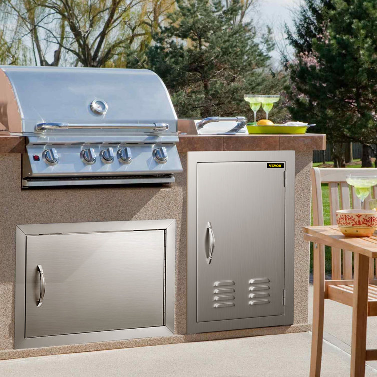 VEVOR Ventilation 24" X 17" Outdoor Kitchen BBQ Island Components
